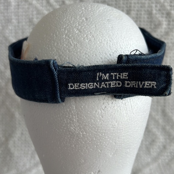 Vintage Budweiser jean visor with Velcro strap - Picture 4 of 7